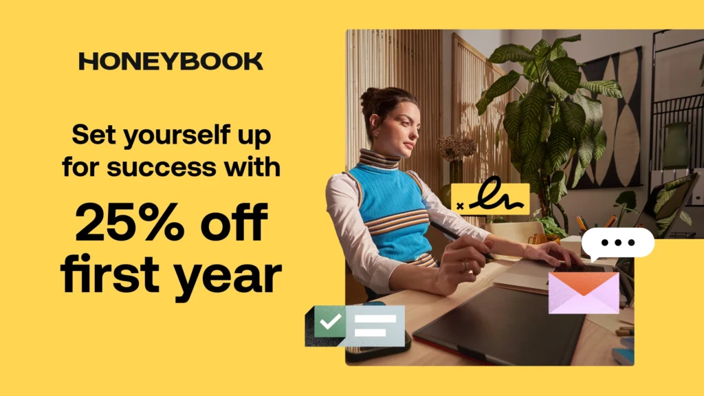 HoneyBook Black Friday deal for photographers