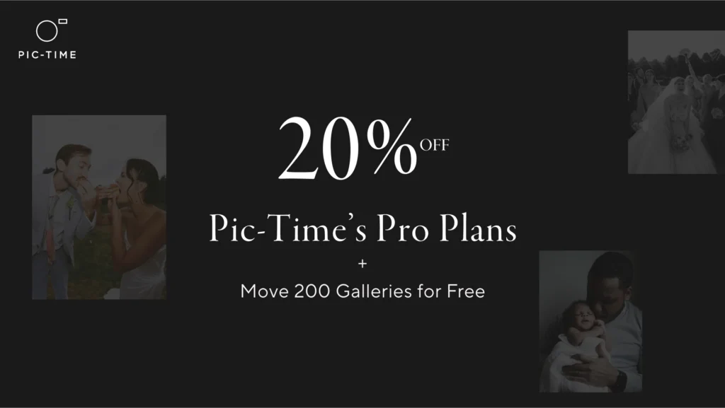 Pic-Time Black Friday deal for photographers