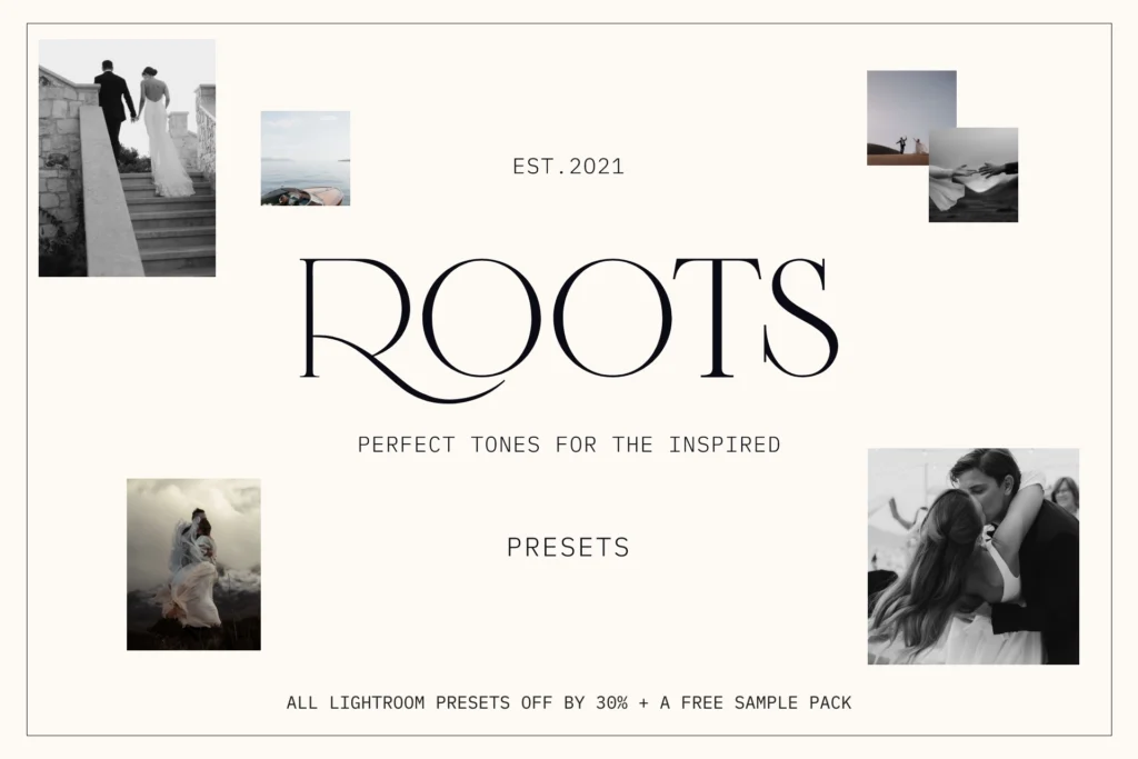 roots blackfriday 2024 deal for photography editing presets