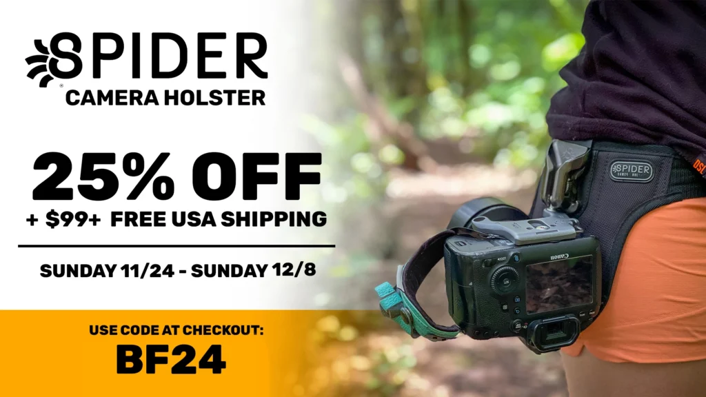 Spider Holster Black Friday 2024 photography deal